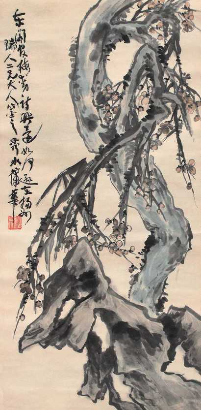 蒲华 梅花 中堂